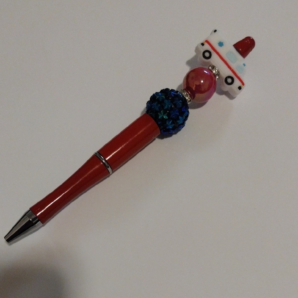 Red Ambulance 🚑 Pen Handcrafted